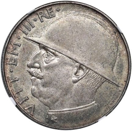 萨伏伊王朝——维托里奥·埃马努埃莱三世（1900-1946） 1928年 20里拉 第六年 - 《N