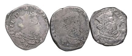 莱奥·文森佐收藏  - 梅西纳 菲利普四世·哈布斯堡（1621-1665） 3枚钱币套装：2枚162