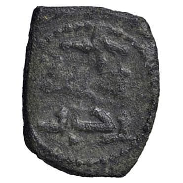 莱奥·文森佐收藏  - 梅西纳 鲁杰罗二世（1105-1154） 卡鲁巴币，背面为半身像 - MIR