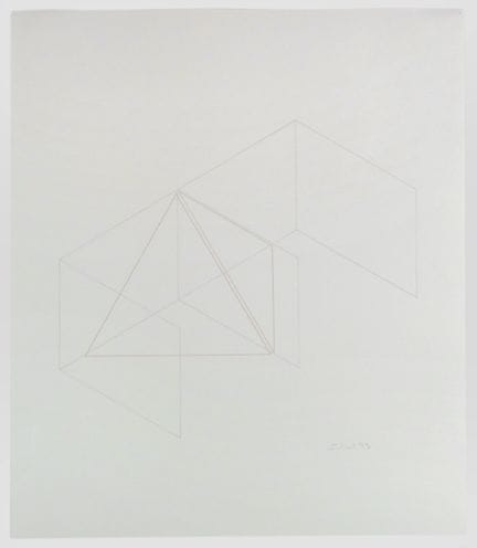 Fred Sandback – Untitled 
Untitled

Colored pencil
