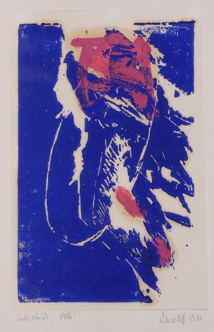 Georg Baselitz – Águila 
Águila

Xilografía y pint
