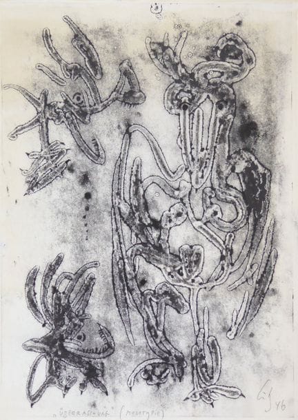 Karl Otto Götz – Sorpresa 
Sorpresa

Monotipia. 19