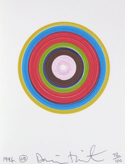 Damian Hirst – Sin título (Making beautiful Drawin