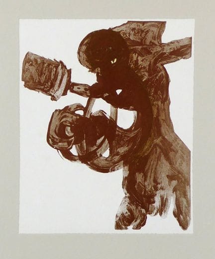 Joseph Beuys – Foetus 
Foetus

Aguatinta y litogra