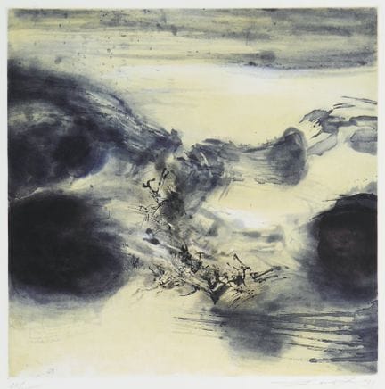 Zao Wou-Ki – Untitled (Rivière 244) 
Untitled (Riv