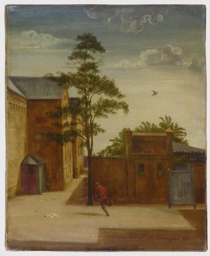 Theo Champion – The School 
The School

Oil on can