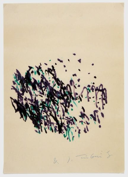 Jean Tinguely – Untitled  (Meta Matic drawing) 
Un