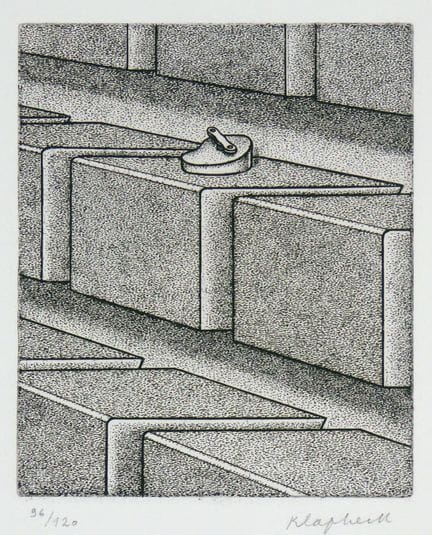 Konrad Klapheck – Patience 
Patience

Grabado. 197