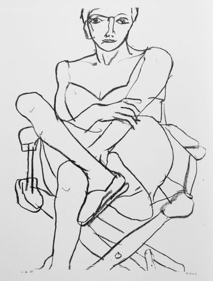 Richard Diebenkorn – Mujer sentada en una silla de