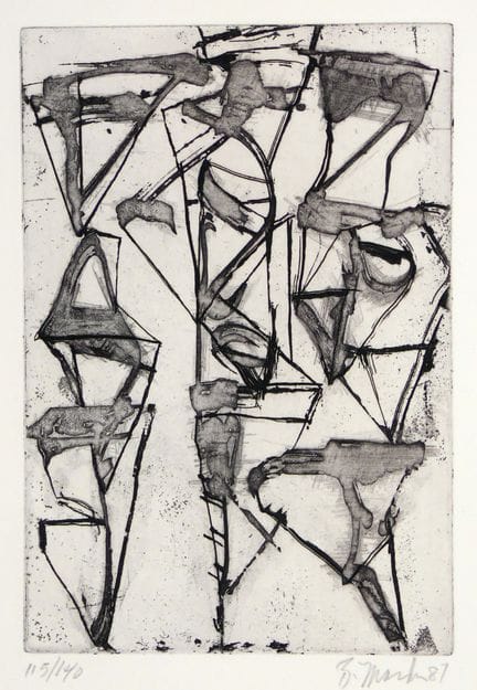 Brice Marden – Tu Fu 
Tu Fu

Etching with aquatint