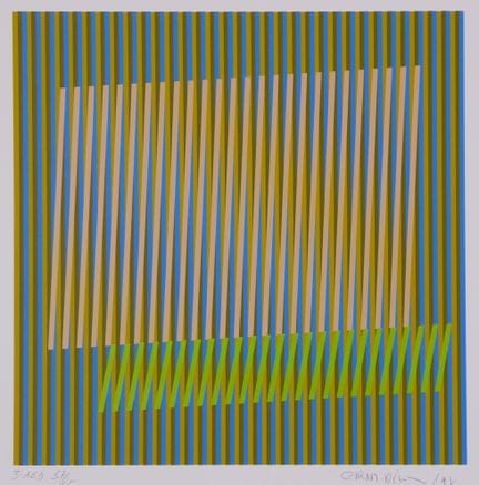 Carlos Cruz-Diez – Inducción cromática de doble fr