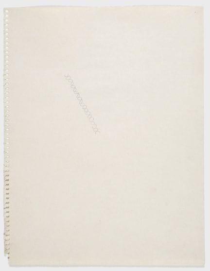 Richard Tuttle – Untitled 
Untitled

Pencil drawin
