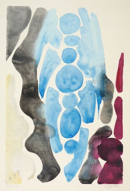 Ernst Wilhelm Nay – Silkscreen Print 1966 - 2 (NOR