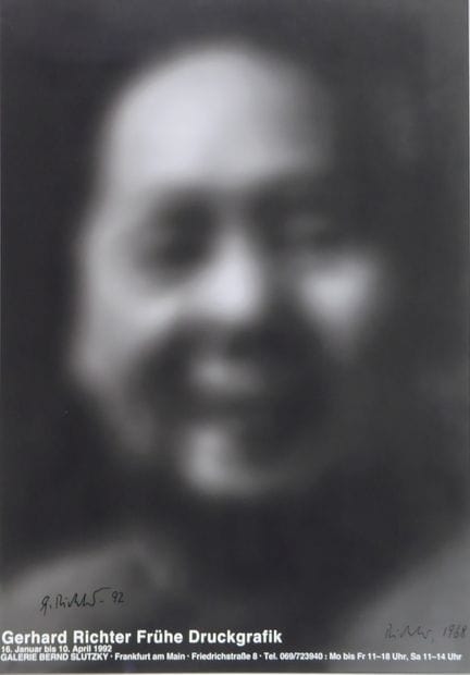 Gerhard Richter – Mao (Exhibition Poster) 
Mao (Ex