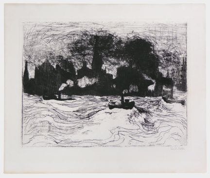 Emil Nolde – Hamburg, Inland Port 
Hamburg, Inland