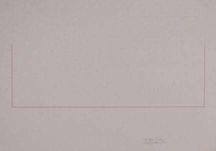 Fred Sandback – Untitled 
Untitled

Lithograph. 19