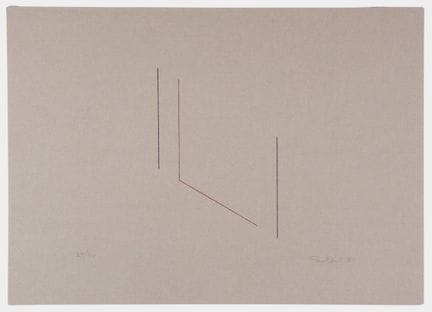 Fred Sandback – Untitled 
Untitled

Color offset. 