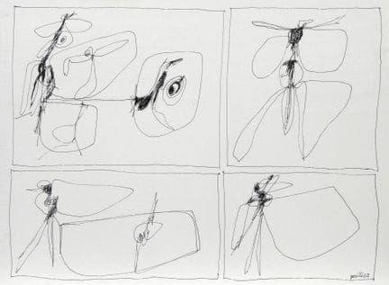 Achille Perilli – Untitled 
Untitled

Ink drawing.