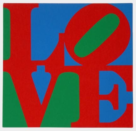 Robert Indiana – Love 
Love

Serigrafía en color. 