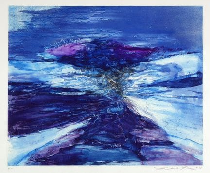 Zao Wou-Ki – Untitled (Rivière 189) 
Untitled (Riv