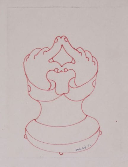 Dieter Roth – Untitled 
Untitled

Felt-tip pen. 19