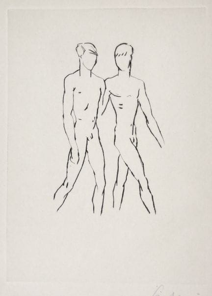 Renée Sintenis – Two Young Men 
Two Young Men

Etc