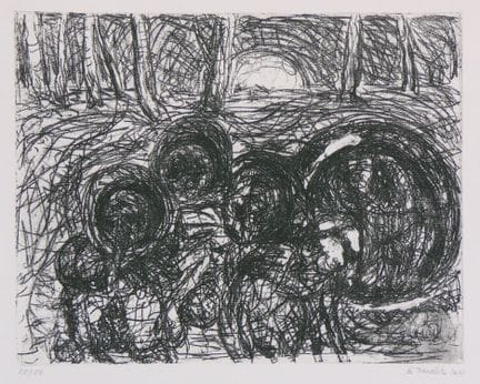 Georg Baselitz – Bosque 
Bosque

Grabado con «vern