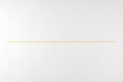Fred Sandback – Untitled 
Untitled

Color silkscre