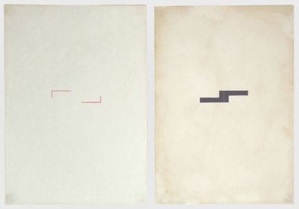 Franz Erhard Walther – Untitled 
Untitled

Graphit