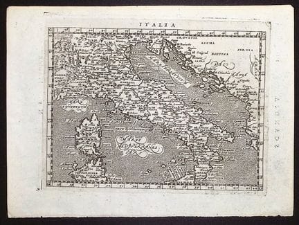 Maginis „Ptolemäus“, erschienen 1597 – Karte von I