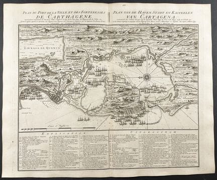 De L'Isle – Häfen und Festungen von Cartagena, Kol