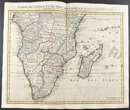 De L'Isle – Karte von Südafrika und Madagaskar


B