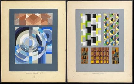Benedictus - Paire de pochoirs de graphisme ou de 
