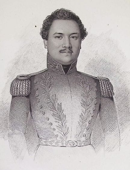 Wilkes, Hawaï - Kamehameha, roi des îles hawaïenne