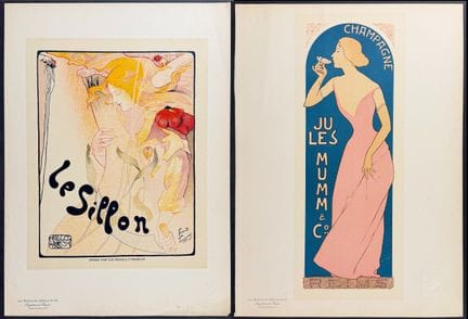 Maîtres de l'Affiche - 4 lithographies d'affiches
