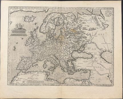 Ortelius, erschienen 1587 – Karte von Europa


Bes