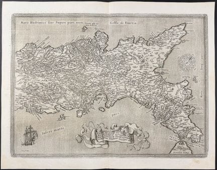Ortelius, erschienen 1587 – Karte des Königreichs 