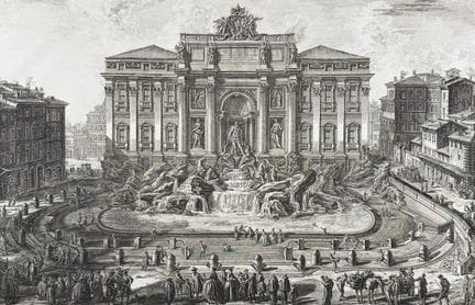 Piranesi, Folio - Vue en perspective de la grande 