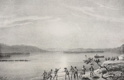 Dumont, Australie - Victoria ; Vue prise au Port W