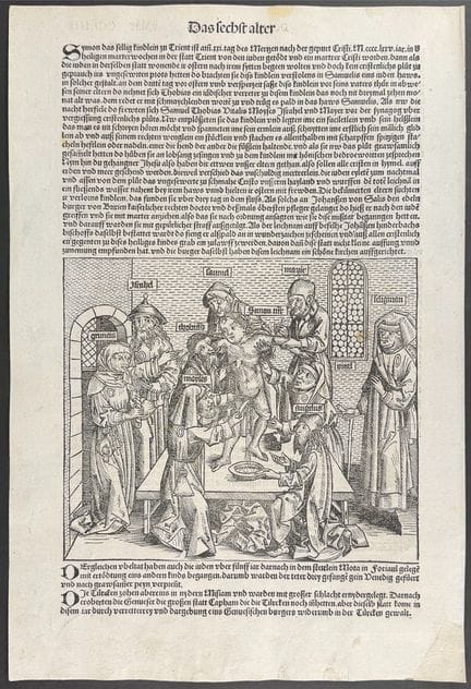 Schedel, erschienen 1493 – Die Ritualmordlegende u
