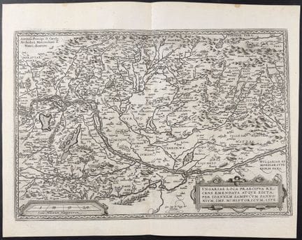 Ortelius, erschienen 1587 – Karte von Ungarn


Bes