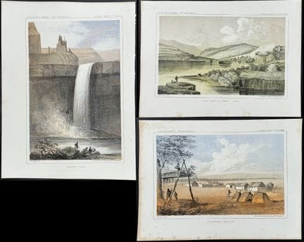 Étude du chemin de fer du Pacifique – 12 lithograp