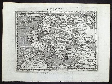 Il "Ptolemaio" di Magini, edito nel 1597 - Mappa d