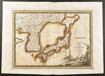 Cassini - Mappa del Giappone e della Corea


Descr
