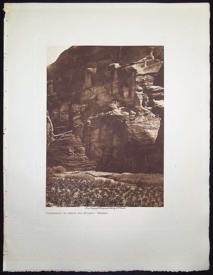 Edward Curtis - Campi di mais nel Canon del Muerto