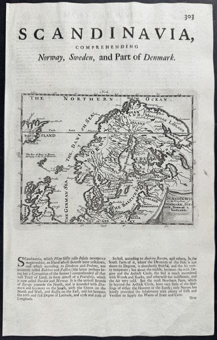 Moll - Mappa della Scandinavia, comprendente la No