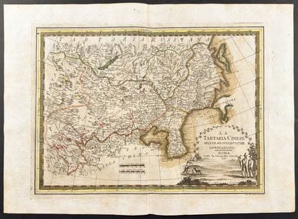 Cassini - Map of Tartaria (Mongolia & Eastern Russ