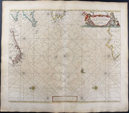 Doncker - Map of the Atlantic Ocean beyond the Eng