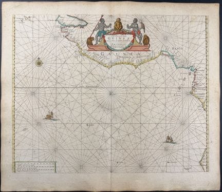 Doncker - Coastal Map of Western Africa from Guine