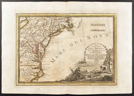 Cassini - Map of the East Coast of the United Stat